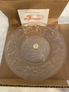 ⭐️Princess House Fantasia Set Of 4 Crystal Luncheon Plates #437⭐️ - Picture 1 of 14