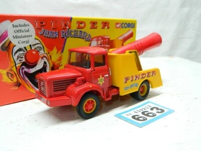 Corgi 1:50 Berliet GLR8 Cannon Lorry Pinder Jean Richard Box 70201 - Image 1 of 4