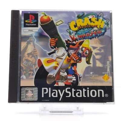 Sony Playstation 1 Spiel : Crash Bandicoot 3 Warped - PS1 OVP / PAL PSone PSX - Bild 1 von 4