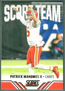 2021 Score Patrick Mahomes Score Team #ST1 Chiefs - Picture 1 of 2