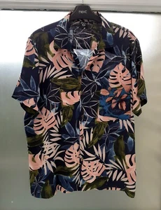 Hawaiian Shirt. Mens Holiday/Festival Shirt, Native Size M. Palm Leaves Look. - Picture 1 of 11