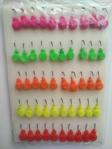 NUEVO 50 piezas hielo invierno pesca plantillas LOK plantillas COOL JIGS trucha lubina mormyshka - Imagen 1 de 12