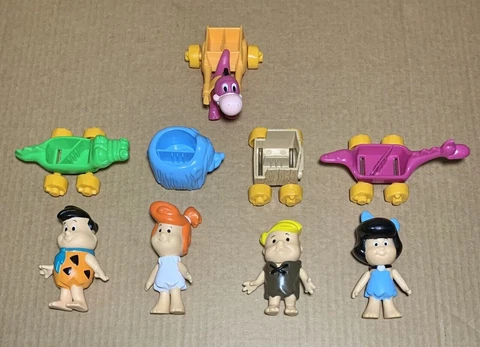 Vintage 1986 Coleco Flintstones Kids Figures Lot Fred Wilma Dino Barney Betty Cover