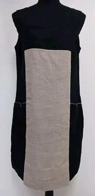 Damen Leinen Kleid, Latzkleid, Trägerkleid von Country Line Sweden, in Gr. M - Bild 1 von 4