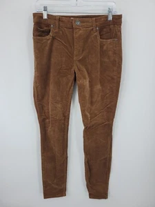 Kut from the Kloth Pants Womens 6 Brown Corduroy Mia Toothpick Skinny Modern - Picture 1 of 9