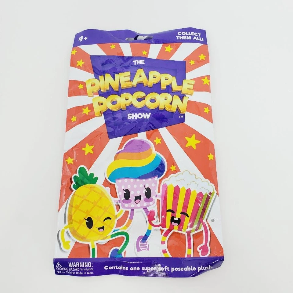 The Pineapple Popcorn Show Poseable Plush Toy - YOU CHOOSE!! - Image 1 of 1