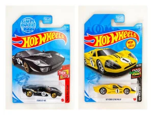 Lote de 2 autos diecast Hot Wheels Ford GT - Imagen 1 de 5