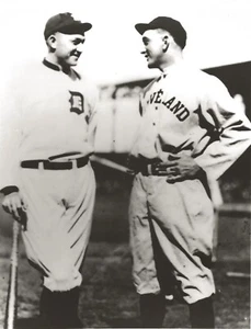 Ty Cobb & Shoeless Joe Jackson Detroit Tigers Baseball Mlb 8x10 PHOTO PRINT - Picture 1 of 1
