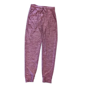 All In Motion Stretch Maroon Red Purple Pants Drawstring Pockets Girls XL 14-16 - Picture 1 of 6