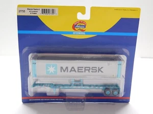 HO 1/87 ATHEARN 27755 MAERSK SEALAND INTERMODALE CONTENITORE 45' CON TELAIO NUOVO - Foto 1 di 7