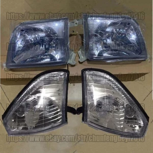 4PCS Headlights Headlamp For Toyota LAND CRUISER PRADO LC 90 Set LH + RH 1996-02 - Bild 1 von 8