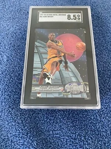 1997-98 Skybox Metal Universe Kobe Bryant Card #81 SGC 8.5 Lakers - Picture 1 of 9