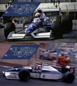 Decals Tyrrell 019 Monaco GP 1990 Slot calcas Nakajima Alesi slot Calcas - Bild 1 von 3