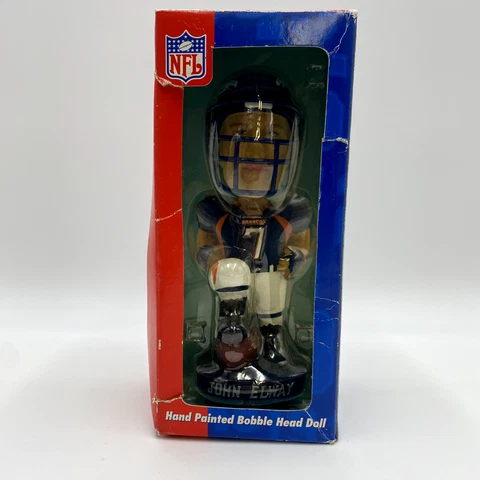 John Elway Denver Broncos Bobble Head Doll by Bobble Dobbles Cover