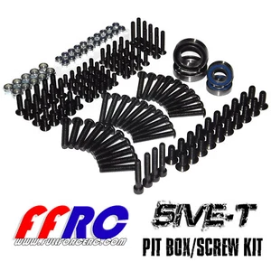 LOSI 5IVE-T 163 PC PIT BOX / SCREW KIT BY FULLFORCE RC + WHEEL BEARINGS! - Picture 1 of 3