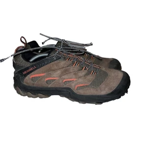 MERRELL Mens Chameleon 7 Hiking Waterproof Shoes Brown Suede 12777 Sz 11 - Picture 1 of 14