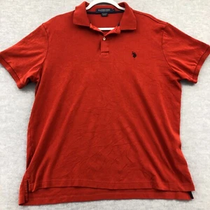 Polo Ralph Lauren Golf 100% Cotton Red Polo Shirt Men's Size Large Lg - Picture 1 of 9