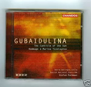 CD NEW GUBAIDULINA CANTICLE OF THE SUN DAVID GERINGAS (CELLO) - Imagen 1 de 1