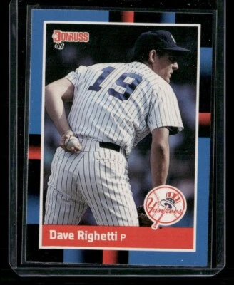1988 Donruss - Dave Righetti #93 - Image 1 of 2