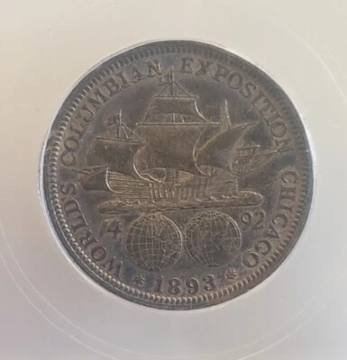 1893 Columbian Exposition Half Dollar ICG VF35 Silver - Image 1 of 3