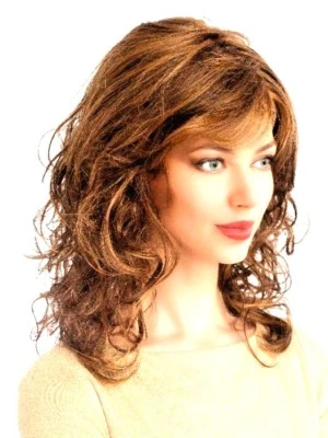 Louis Ferre Wig "CHARLOTTE" cHOOSE cOLOR iLLUSION FRONT Mono Top - Image 1 of 4