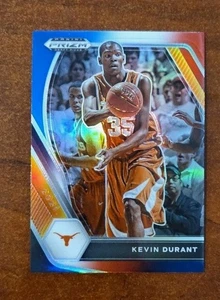 2021 Prizm Draft Picks Red White Blue Prizm #52 Kevin Durant Texas Longhorns - Picture 1 of 1