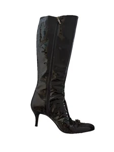 Hobbs, Vollleder, kniehohe Stiefel, schwarz - Größe 5 - Bild 1 von 10