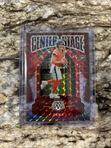 2024 Panini Mosaic Football BO NIX #12 Red Prizm Center Stage Rookie SP Broncos - Picture 1 of 2