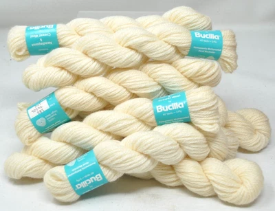 Lot of 8 Bucilla Persian Wool Needlepoint Crewel 40 Yds Each Creamy White No 185 - Image 1 of 3