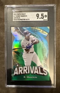 Ronny Mauricio [Green Refractor] #A-7 2024 Topps Finest Arrivals /75 - Bild 1 von 2