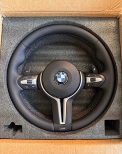 BMW STEERING WHEEL & PADDLE SHIFT M SPORT F30 F31 F20 F22 F36 SERIES - Imagen 1 de 6