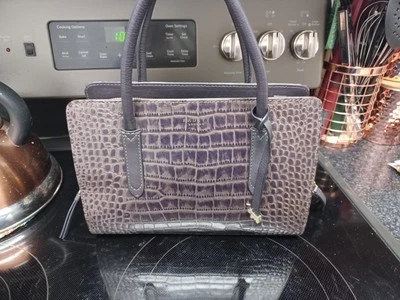 Cartera de mano Radley London de cuero marrón negro Foto 1 de 4