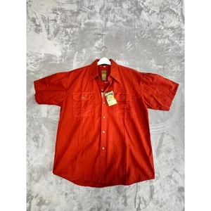 Camel Trophy Adventurewear 1000 Miles Inspired Red Button Up Shirt Mens M - Picture 1 of 11