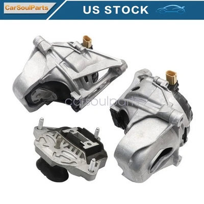 Juego de 3 soportes de motor y montaje de transmisión para Audi S5 SQ5 3,0 L 2018-20 Foto 1 de 4