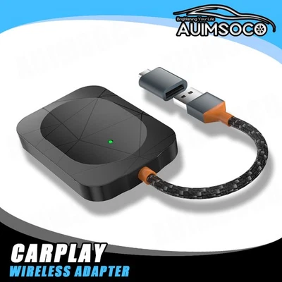 For Chevrolet Silverado 2500 HD 2016-2024 Wireless CarPlay Adapter USB Dongle - Image 1 of 4