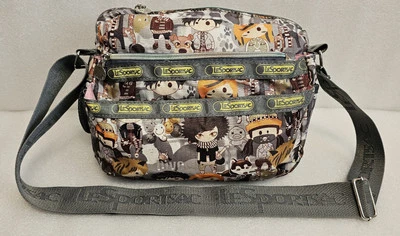 Tokidoki Le SPORTSAC Crossbody / Shoulder Bag Purse Anime Japan Print Gray Brown - Image 1 of 4