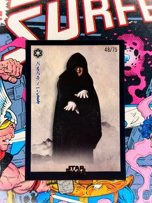 Emperador Palpatine Lámina Negra 48/75 - 2025 Star Wars Imperio Galáctico Meiyo Foto 1 de 3