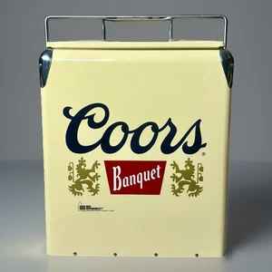 Coors Banquet Retro Eistruhe Kühler mit Flaschenöffner 13L (14 Quart) Neu im Karton. - Bild 1 von 13