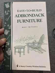 Einfach zu bauen ADIRONDACK STUHL MÖBEL Buch Anleitung Diagramme Neu - Bild 1 von 5