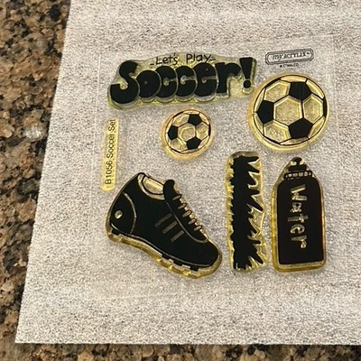 Close To My Heart B1056 ФУТБОЛЬНЫЙ НАБОР 6 штук Мяч Бутылка для Воды с Травой - Изображение 1 из 2