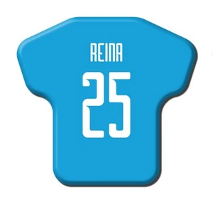 Calamita Simile a T-Shirt Calcio Stagione 2016/2017 Napoli 25 Pepe Reina - Picture 1 of 9