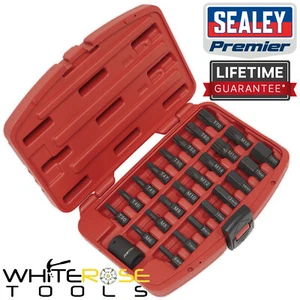Sealey Impact Trx-Star Hex Spline Bit Set Torx Socket 25pc 1/2" Drive Premier - Picture 1 of 3