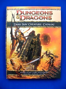 Catálogo Dark Sun Creature - Dungeons & Dragons 4e - Imagen 1 de 2