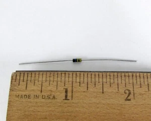 Menge (180) Allen Bradley RCR05G564JS Kohlenstoff Zusammensetzung Widerstände 560K Ohm - Bild 1 von 2