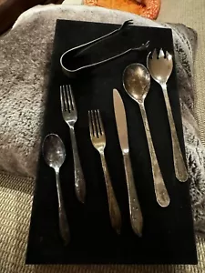 Silverplate Flatware Lot assorted Pieces - Picture 1 of 10