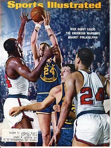 1967 Sports Illustrated Basketball magazine Rick Barry,San Francisco Warriors Gd - Picture 1 of 8