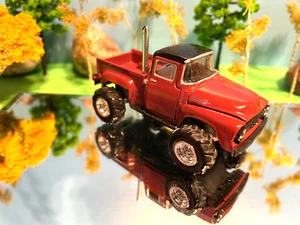 Custom Lifted Farm Toy,  1956 FORD F-100, G-5 Lift Kit For 1:64, Riser Pipe - Picture 1 of 3