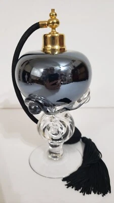 Royal Limited Perfume Atomizer Hand Blown Dark Blue - Image 1 of 4