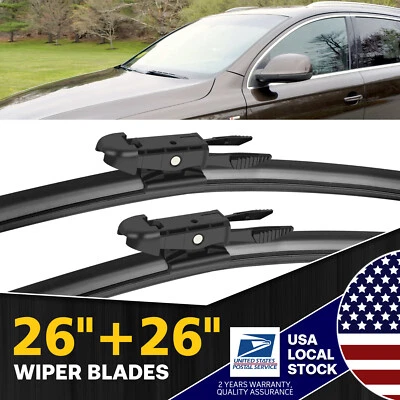 Limpiaparabrisas delantero compatible con Audi Q7 2007-2015 26 pulgadas 26 pulgadas genuino Foto 1 de 4