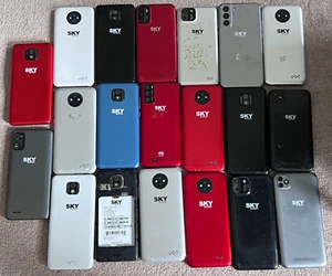 SKY DEVICES Cell Phones B63 J55 R55 P55 F55 V55 *PARTS OR REPAIR ONLY Lot of 20 - Picture 1 of 14